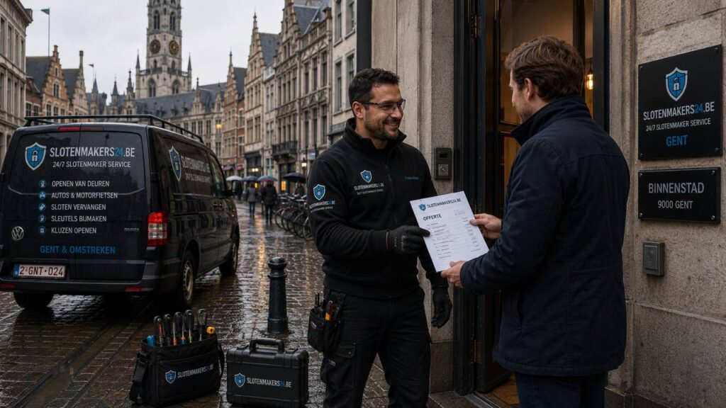 Slotenmaker in Binnenstaad Gent