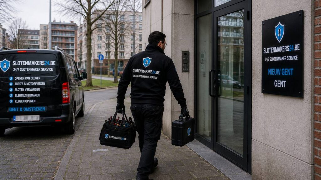 Slotenmaker in Nieuw Gent